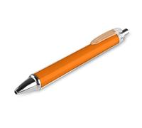 GVYGVY 1 penna a sfera nera con stampa a colori arancione da 0,5 mm per diario, penna a sfera a inchiostro fine per scrivere forniture per ufficio e scuola