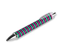 GVYGVY 1 penna a sfera nera con stampa a colori retrò, 0,5 mm, per diari, penna a sfera a inchiostro fine, per scrivere forniture per ufficio e scuola