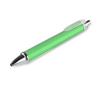 GVYGVY 1 penna a sfera nera con stampa verde chiaro da 0,5 mm per diario, penna a sfera a inchiostro fine per scrivere forniture per ufficio e scuola