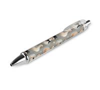 GVYGVY 1 penna a sfera nera - Simpatica stampa cappello d'oca 0,5 mm penne per diario, penna a sfera a inchiostro fine per scrivere forniture per ufficio e scuola