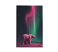 GVYGVY Asciugamani da cucina - Morbido classico orso rosa stampa n. 294 Asciugamani ad asciugatura rapida per asciugare la cucina, asciugamano assorbente per la decorazione della cucina con cordino