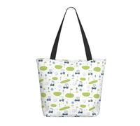 GVYGVY Borsa da viaggio da donna, da lavoro, con stampa carretto da golf, leggera, borsa da infermiera, borsa da spiaggia da donna, alla moda, grande, con cerniera