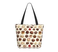GVYGVY Borsa da viaggio da donna, da lavoro, leggera, con stampa di torte al cioccolato, borsa da infermiera, borsa da spiaggia da donna, borsa grande alla moda con cerniera