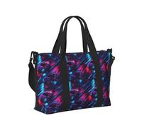 GVYGVY Borsa tote per computer portatile da donna, da lavoro, con stampa di auto da corsa Cyber Cool durante la notte, borsa da viaggio da donna, borsone da palestra da uomo, borsa da viaggio a
