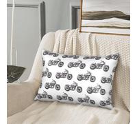 GVYGVY Federa per cuscino in seta per capelli e pelle, con stampa di moto con disegno di un sonno rinfrescante, dimensioni standard, 50 x 76 cm, morbida e confortevole federa in raso con cerniera, per