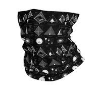 GVYGVY Scaldacollo per uomo e donna - Forme matematiche stampate, passamontagna passamontagna maschera per il viso sciarpa sciarpa bandana