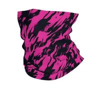 GVYGVY Scaldacollo per uomo e donna - rosa nero stampa scarabocchio sciarpa passamontagna maschera per il viso sciarpa sciarpa bandana