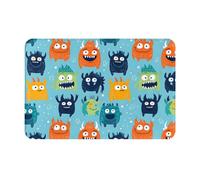 GVYGVY Zerbino per porta d'ingresso, per interni ed esterni, con stampa di fata dei cartoni animati, tappetino da cucina per pavimento, lavabile e sottile, adatto sotto la porta, tappetino da bagno