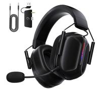 Gvyugke Cuffie wireless da 2,4 GHz per Xbox Series X|S, cuffie wireless per Xbox One, PC, PS5, Switch, Microphone Removable Noise Canceling Microphone, 3D Surround, durata della batteria, RGB Light