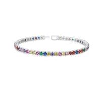 GW Bracciale Donna Regalo Compleanno Saga Gioielli Bracciale Donna per Migliore Amica Mamma Figlia Regalo Anniversario Matrimonio Vracciale Tennis con Glitter