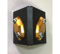 GW-KA1/RG Coppia Tappi Specchio Evotech Oro Adattabili Kawasaki ZX6R 2003 - 2004