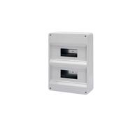 GEWISS GW40030 Centralino da parete senza porta, 24 moduli (12X2) +2 aggiuntivi,