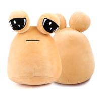 GWAWG 22 cm Peluche Alien Pou, Kawaii Alieno Farcito, Figura Giocattolo per Ragazze Ragazzi Bambini Regalo di Compleanno