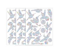 GWAWG 48 adesivi per finestre anti-collisione, Prism Window Stickers for Bird Strikes, Large Bird Window Decals, Anti-Collision Stickers, Prevent Birds from Flying in Windows