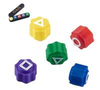 GWAWG 5 pezzi Gonggi Jack Korean Stones, Gonggi Tradizional Korean Game Set, Gonggi Korean Game, Gonggi Game, Skill Game with Stones, Hand Eye Coordination Training Toy for Children