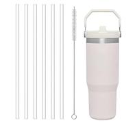 GWAWG 6 cinghie di ricambio per Stanley Iceflow 30oz Clear Compatible with Stanley IceFlow Flip Straws with Cleaning Brush for Iceflow