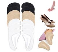 GWAWG 7 Paia Silicone Per Supporto Plantare Fascite Gel, Adesivi Plantare per Piedi High Arch Soleil, Tendon Inflammation Film Soleil per alleviare dolore e pressione del piede