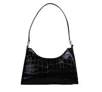 GWAWG Borsa da donna con coccodrillo goffrato, borsa da spalla, retro Y2K Clutch Purse,Small Black Handbag,25 x 17 x 7 cm, borsa classica per uso quotidiano, Nero