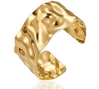 GWAWG Bracciale Dorato Donna Rigido, Regolabile Goldene Bracciale Rigido Donna, Dame Bracciale Donna Oro