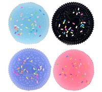 GWAWG Confezione da 4 taba Squishy, Fufu Squishy, Biscuit Stress Relief Toy, Cookie Stress Relief Toy for Anxiety, Ultra Soft Decompression Vent Toy, Anxiety Relief and Calming Gifts for Children and