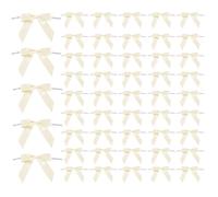 GWAWG Confezione da 50 bow gift with Wire Small Bows Gift Decoration Small Bows Self-Adhesive Satin Bows for Crafts for Christmas, Birthday, Wedding, Gift Wrapping, Crafts