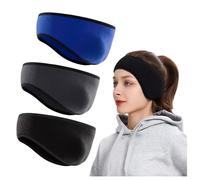 GWAWG Scaldaorecchie in pile, paraorecchie per adulti, uomini e donne, per stare al caldo e comodi con il nostro pile termico e elastico ad alte prestazioni (3 pezzi)