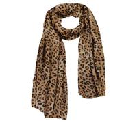 GWAWG Sciarpa da donna con motivo leopardato, sciarpa leggera con stampa animalier, sciarpa oversize con stampa animalier, sciarpa con stampa leopardata, leggera e morbida al tatto, sciarpa quotidiana