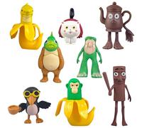 GWAWG Set di action figure Brainrot italiane, Tralalero Tralalala-ispirato, Plushies a tema Squalo e Critter, set di action figure Tralalero Tralala per i fan (8A)