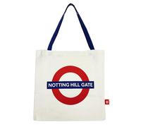 GWCC Borsa tote con licenza della metropolitana di Londra, con tasca interna con cerniera, 6 disegni, Londra, Notting Hill, Camden Town, Oxford Circus, Piccadilly Circus e Londra Heart, dimensioni 41
