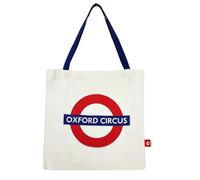 GWCC Borsa tote con licenza della metropolitana di Londra, con tasca interna con cerniera, 6 disegni, Londra, Notting Hill, Camden Town, Oxford Circus, Piccadilly Circus e Londra Heart, dimensioni 41