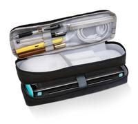 GWCYMYD Custodia termica portatile, a doppio strato, borsa da viaggio per Phomemo M08F, Brother PocketJet HPRT MT800, impermeabile, in tessuto Oxford, per carta A4 e accessori (nero)