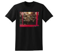 GWDBBNQZ Tom WAITS T Shirt Nighthawks at The Diner Vinyl CD Cover Black L