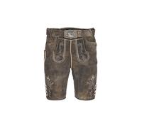 GWEIH & SILK Lederhose BORIS marrone | 44