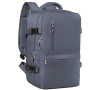 GWEMOSVSFQ 40x20x25 per Ryanair Underseat Bagaglio a mano Borsa Bagaglio a mano Zaino da viaggio Cabina 20L,Dark gray