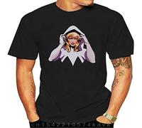 Gwen Reveal T-Shirt Colorful Tee Shirt for Men Desing Black XL