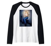 Gwen Stefani Senza Dubbio Solo Una Ragazza di Michael Grecco Maglia con Maniche Raglan