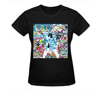 Gwen Stefani Spark The Fire, maglietta da donna con scollo rotondo, colore morbido, Nero, XXL