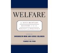 Gwendolyn Mink Welfare (Tascabile)