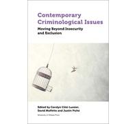 Gwénola Ricordeau Contemporary Criminological Issues (Tascabile)