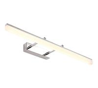 GWFBLID Lampada da Specchio Bagno 40cm LED Specchio Lampada Rotante IP44 12W 970 LM LED Luce Specchio Bagno LED Girevole di 180° Applique Moderna in Alluminio Bianco Freddo 5500K Cromo