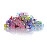 GWHOLE 60 Pz Cucito Clip Sewing Clips Mollettine Pinzette Perfetti per Cucire, Rilegare, Trapunta, Artigianato, Crafting, Tessuto