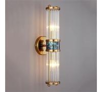 GWJKG Apparecchiatura Illuminazione Monte Rame Oro, Lampada in Stile lampadario Soggiorno, Sala Pranzo, Camera da Letto, Scale e Decorazioni per la casa a Doppia Testa