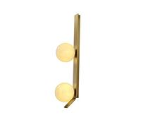 GWJKG Applique entièrement Chevet for allée murale Fond Salon télévision, Lampe en verre de Cuivre pur Appliques murales