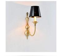 GWJKG Apposizione Muraletta Americano Rutilante Cuòrio Camerotto Cassetiere Corridoio Scala Sala Decorazione Lampadine Appostizioni Murali (Colore Nero)