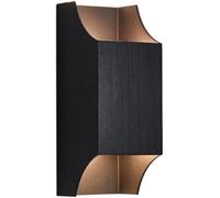 GWJKG Art all Alluminum Drawing Process LED Light da Parete Interno con in Stile lampadario, Dispositivo di Illuminazione Decorativa Soggiorno per Le Scale Decorazioni Sfondo (Nero Spazzolato)
