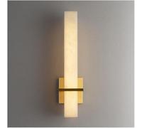 GWJKG Contemporaneo Linear Accent Sconce Luxury Alabastro Wall Light Minimalista Lampada a Parete Elegante per Bagno Office Hotel