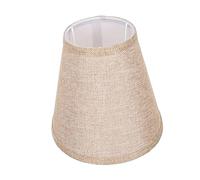 GWJKG Coperchio Fulmine Tessuto in Cotone del Paralume a Tamburo per lampade da Tavolo USA Un Elegante Beige Semplice