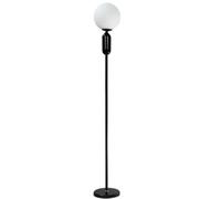GWJKG Corner European Style Reading Light with Sturdy Marble Base Standing Lamp Glass Lampshade Floor Lamps for Living Room