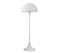 GWJKG Corner Mushroom Shape Tall Pole Iron Light with Half Round Acrylic Lampshade Standing Lamp Floor Lamps for Living Room
