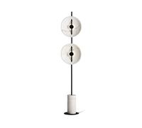 GWJKG Corner White Standing Home Deco Marble Reading Lamp Light Floor Lamps for Living Room